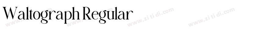 Waltograph Regular字体转换